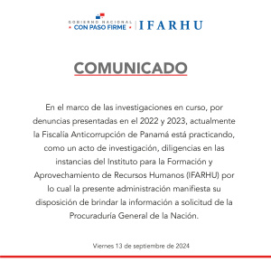 COMUNICADO